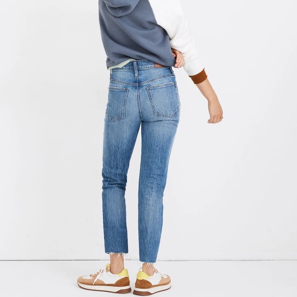 Madewell Perfect Vintage Jean Enmore Wash Raw Hem - Picture 4 of 11